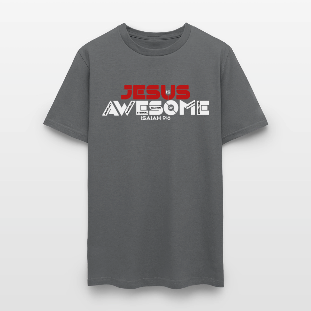 Jesus is Awesome - charcoal