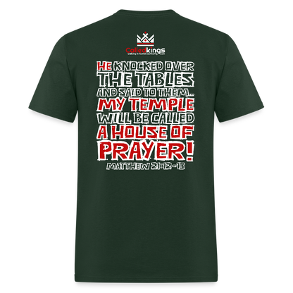 Jesus Flipped - forest green