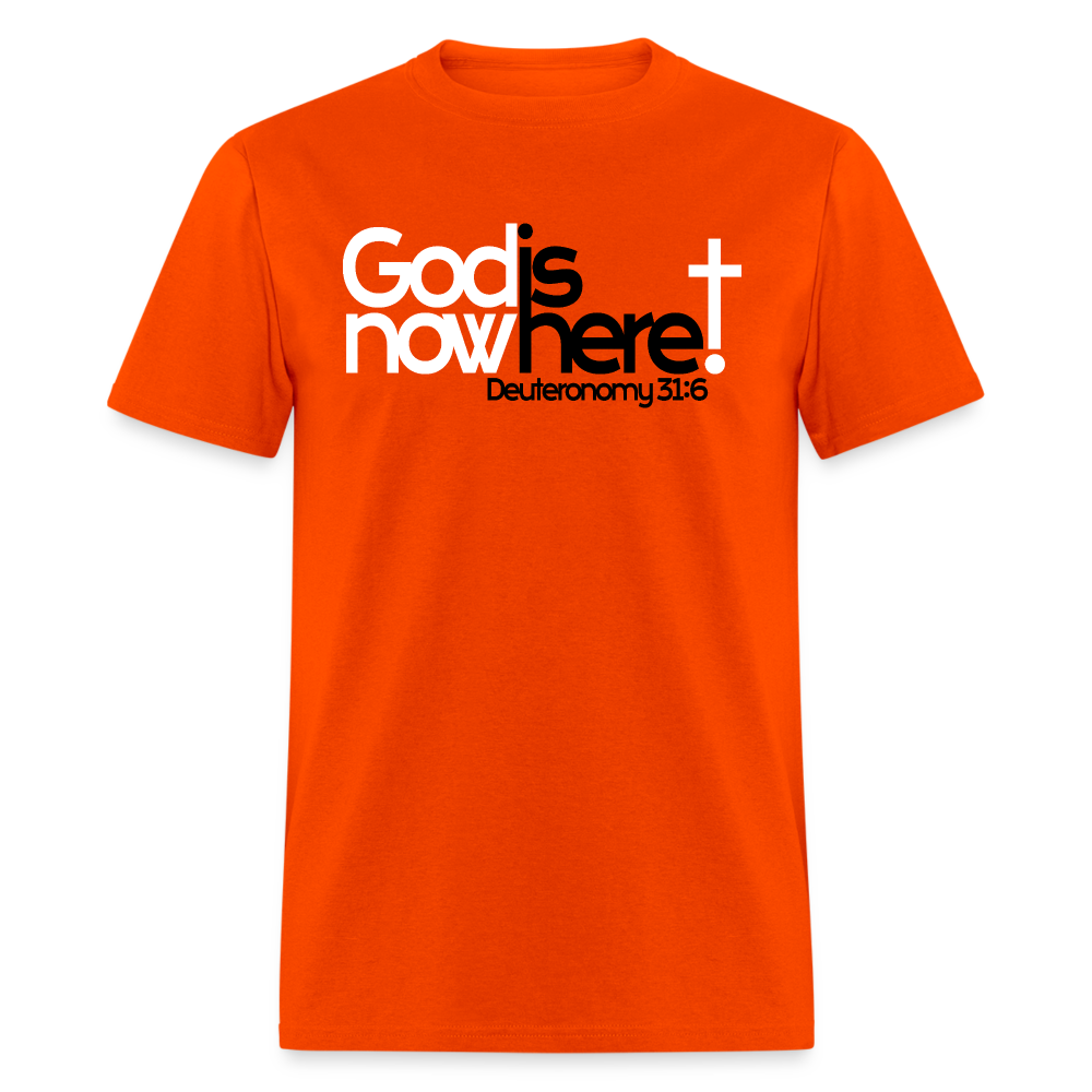 God Is Now Here - orange