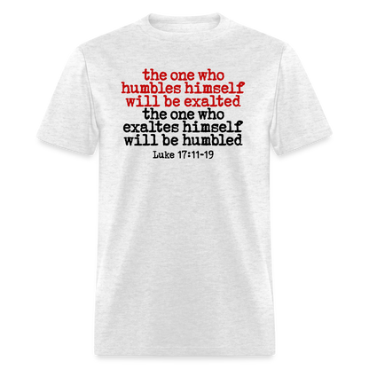 One Who Humbles Himself - light heather gray