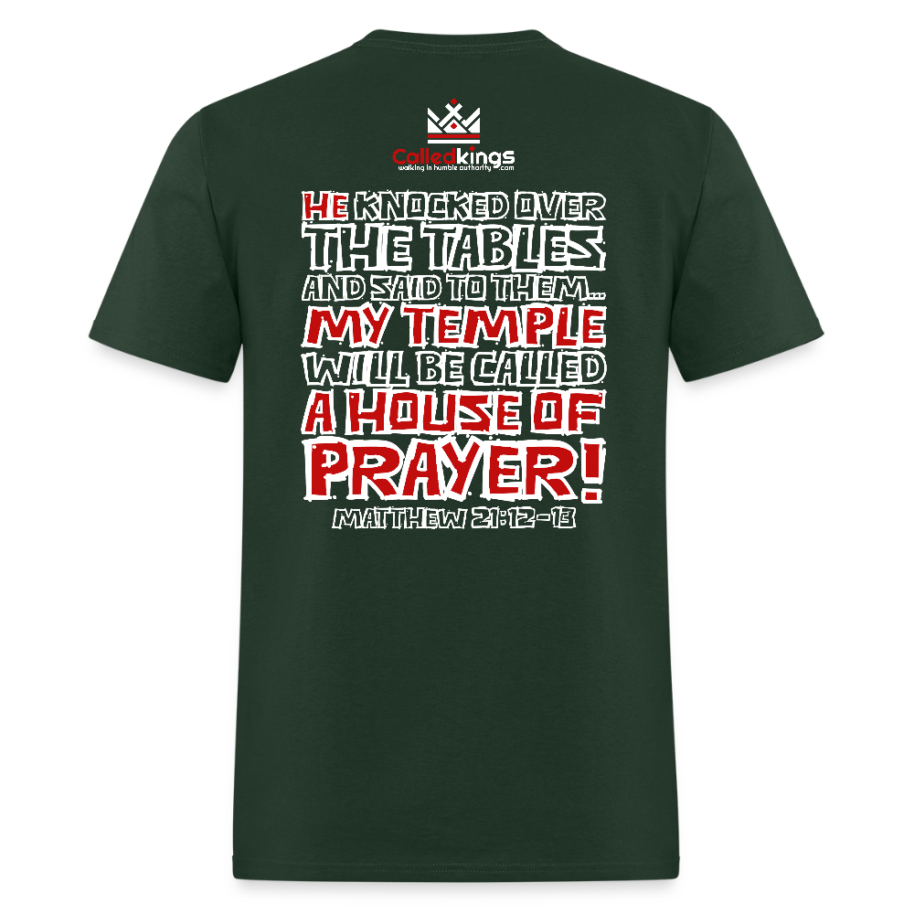 Jesus Flipped - forest green