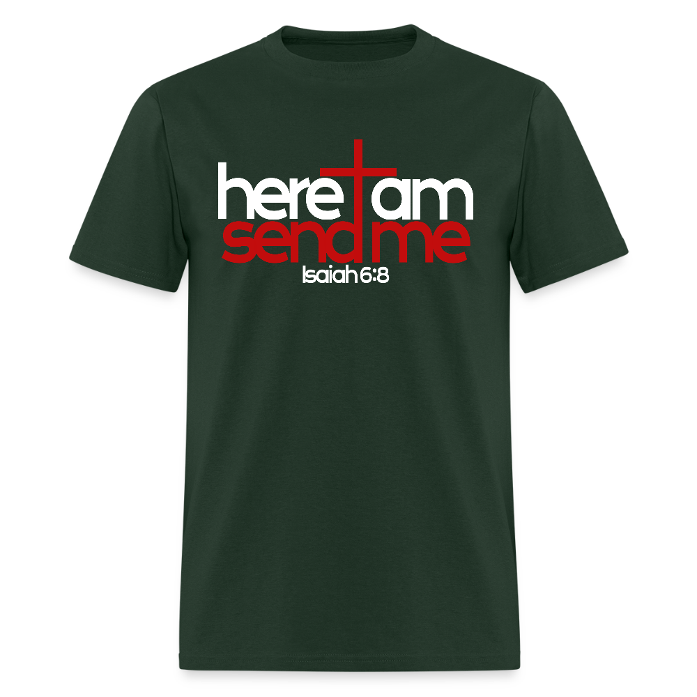 Here I am, send me - forest green