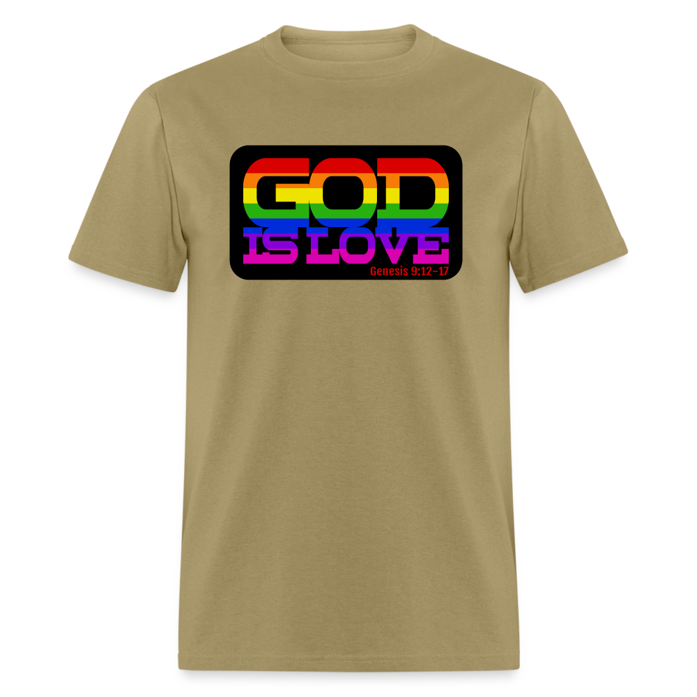 GOD is Love - khaki