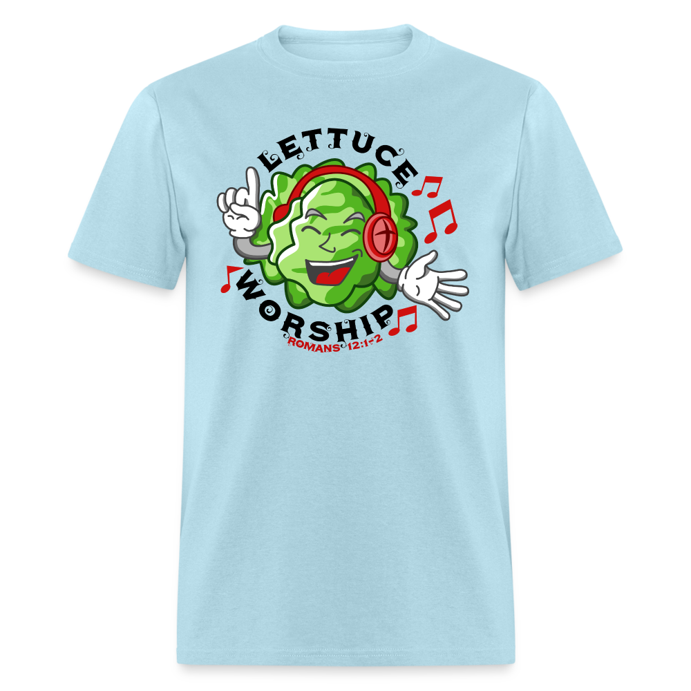Lettuce Worship - powder blue