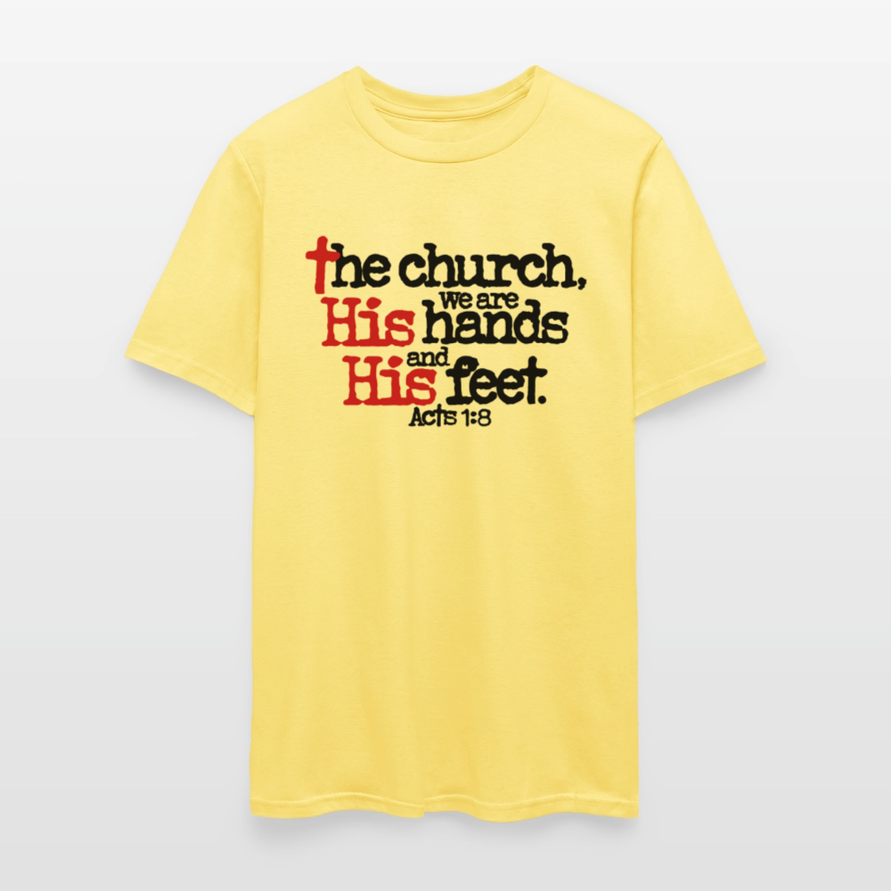 Church His Hands His Feet - cornsilk