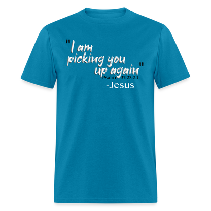 I Am Picking You Up Again - turquoise