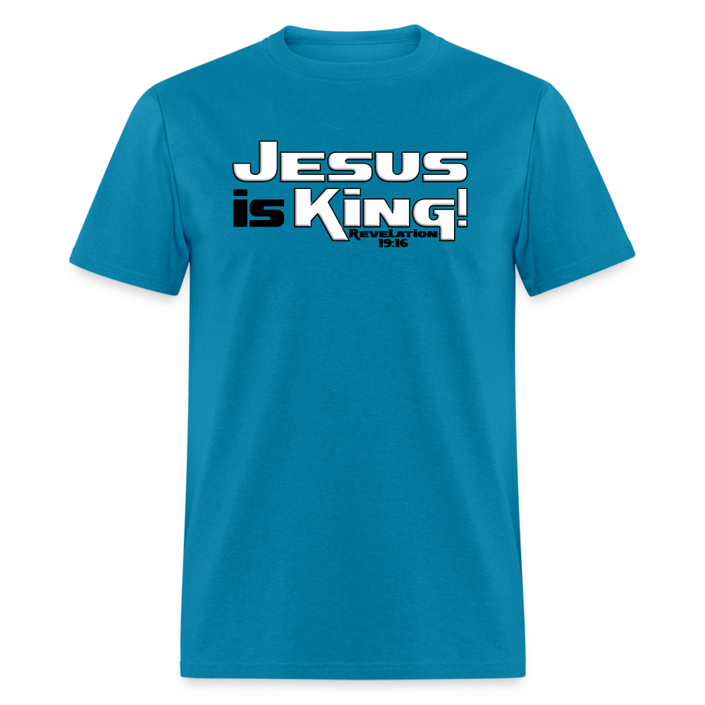 Jesus is King - turquoise