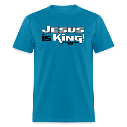 Jesus is King - turquoise