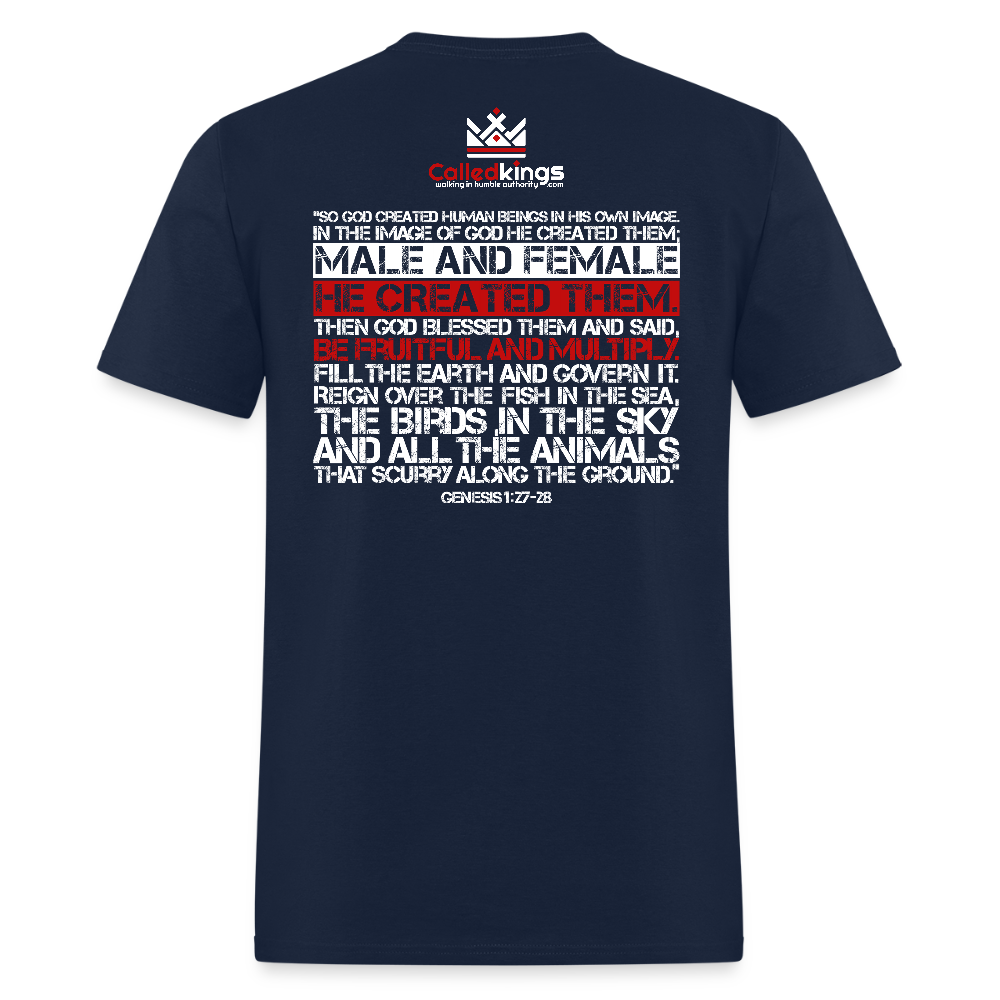 Woman Made 4 Kingdom Impact - navy