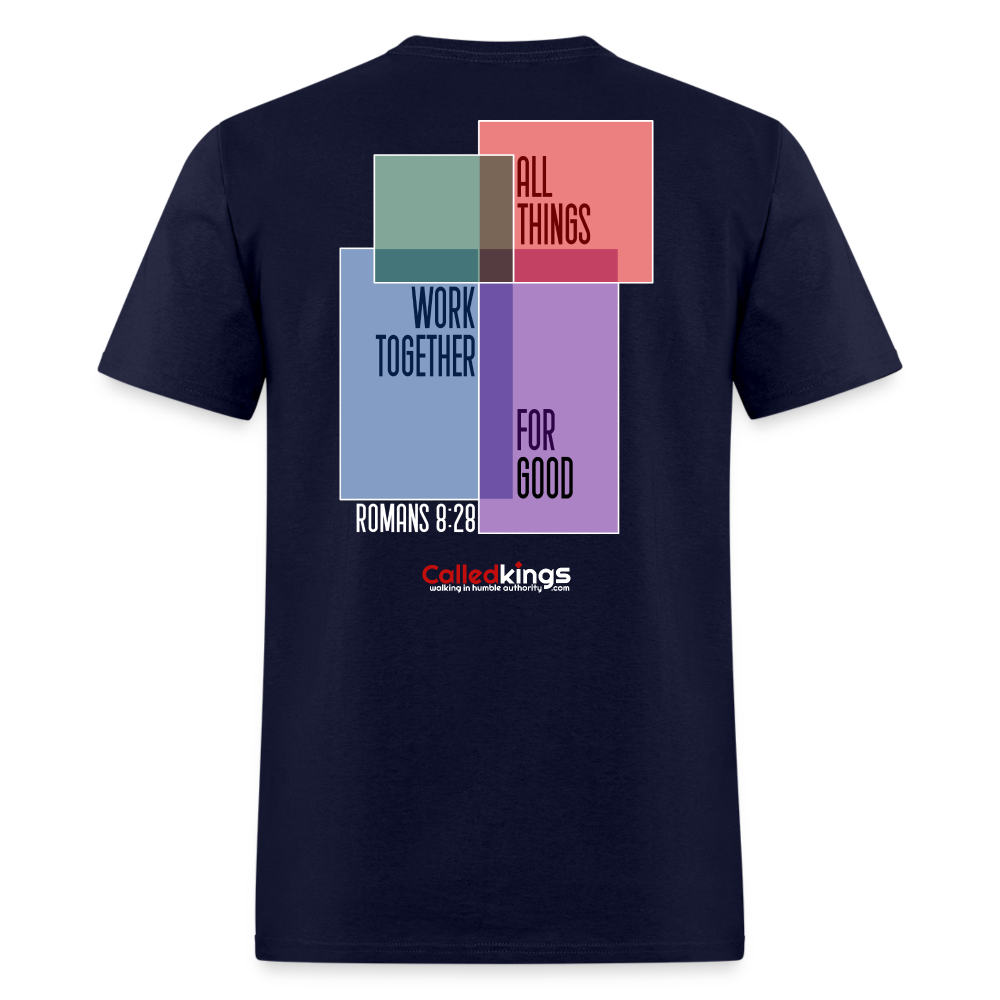 All Things Work Together - navy