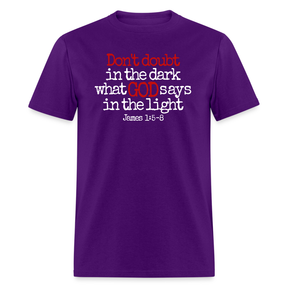 Don't Doubt God - purple