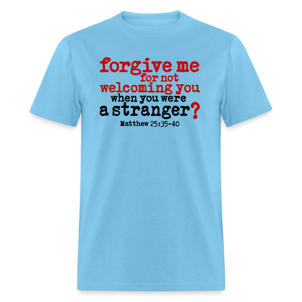 Forgive For Not Welcoming - aquatic blue