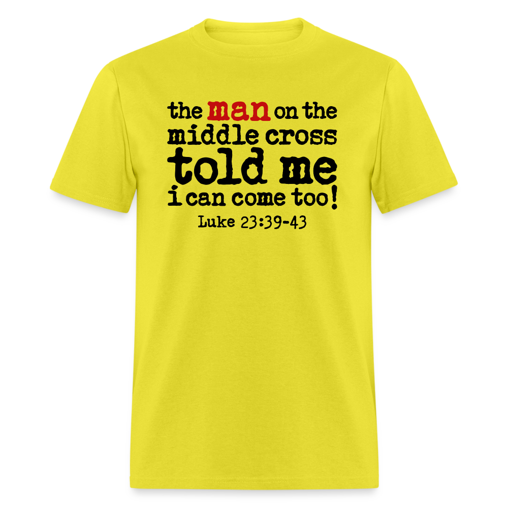 Man on the Middle Cross - yellow