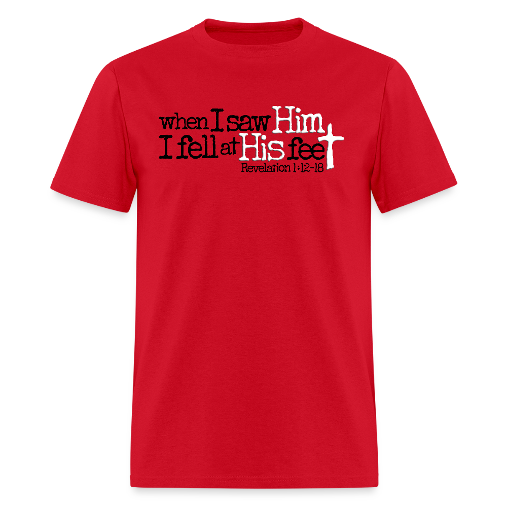 I Fell at His Feet - red