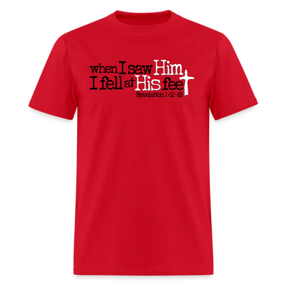 I Fell at His Feet - red