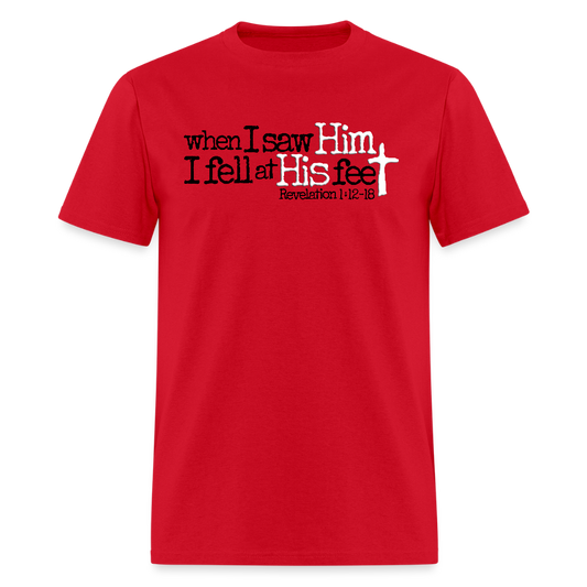 I Fell at His Feet - red