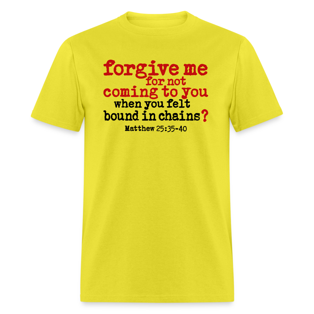 Forgive For Not Coming To You - yellow