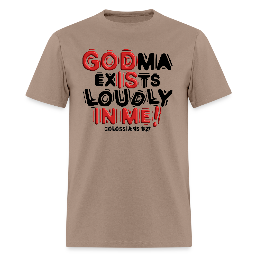 Godma Exists Loudly In Me - brown savana