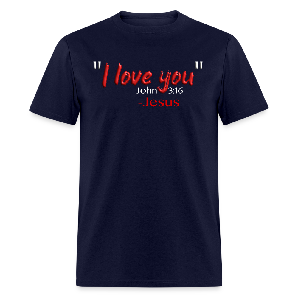 I Love You - navy