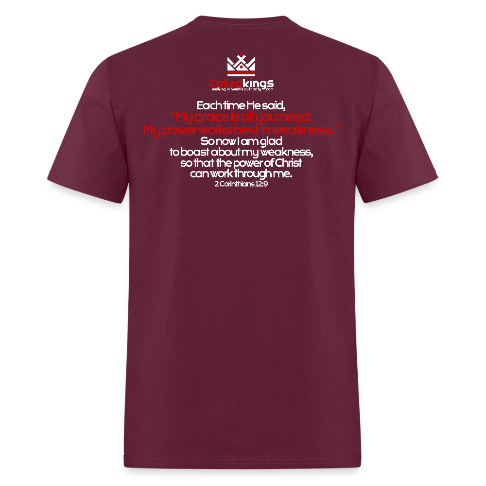 He Is Good When I Am Not - burgundy