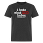 I Hate What God Hates - heather black