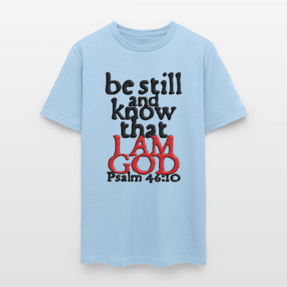 Be Still and Know - powder blue