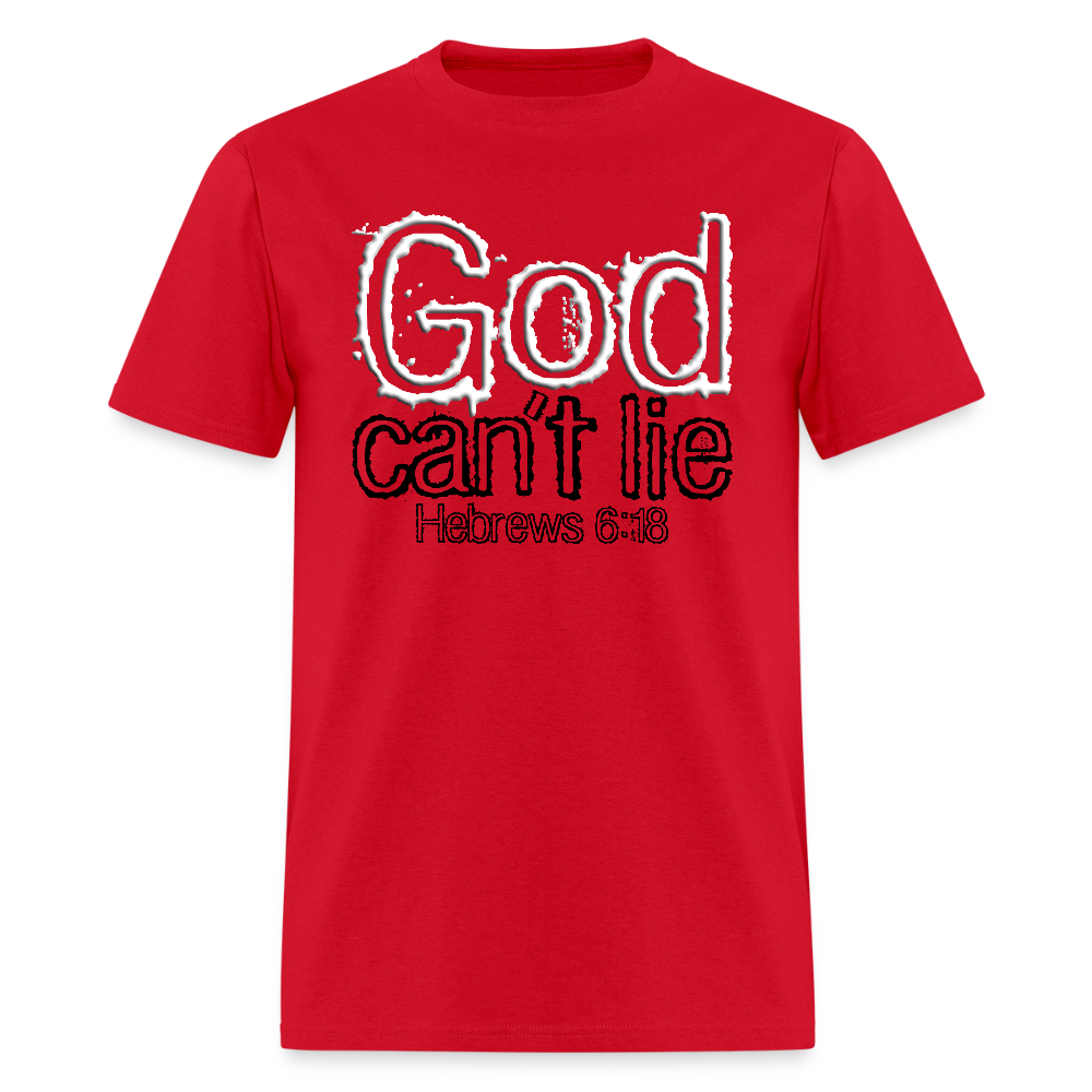 God Can't Lie - red