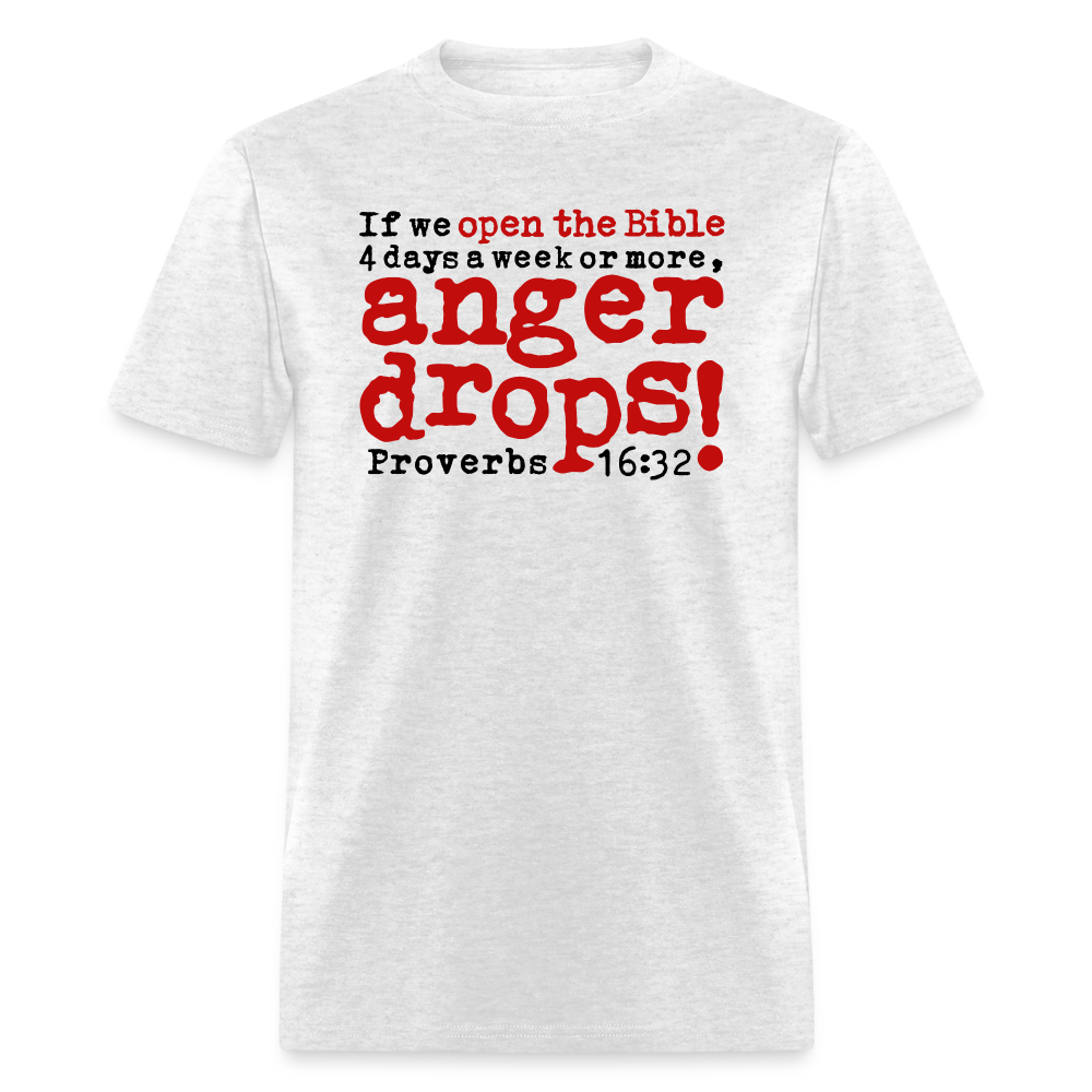 Open Bible Anger Drops - light heather gray
