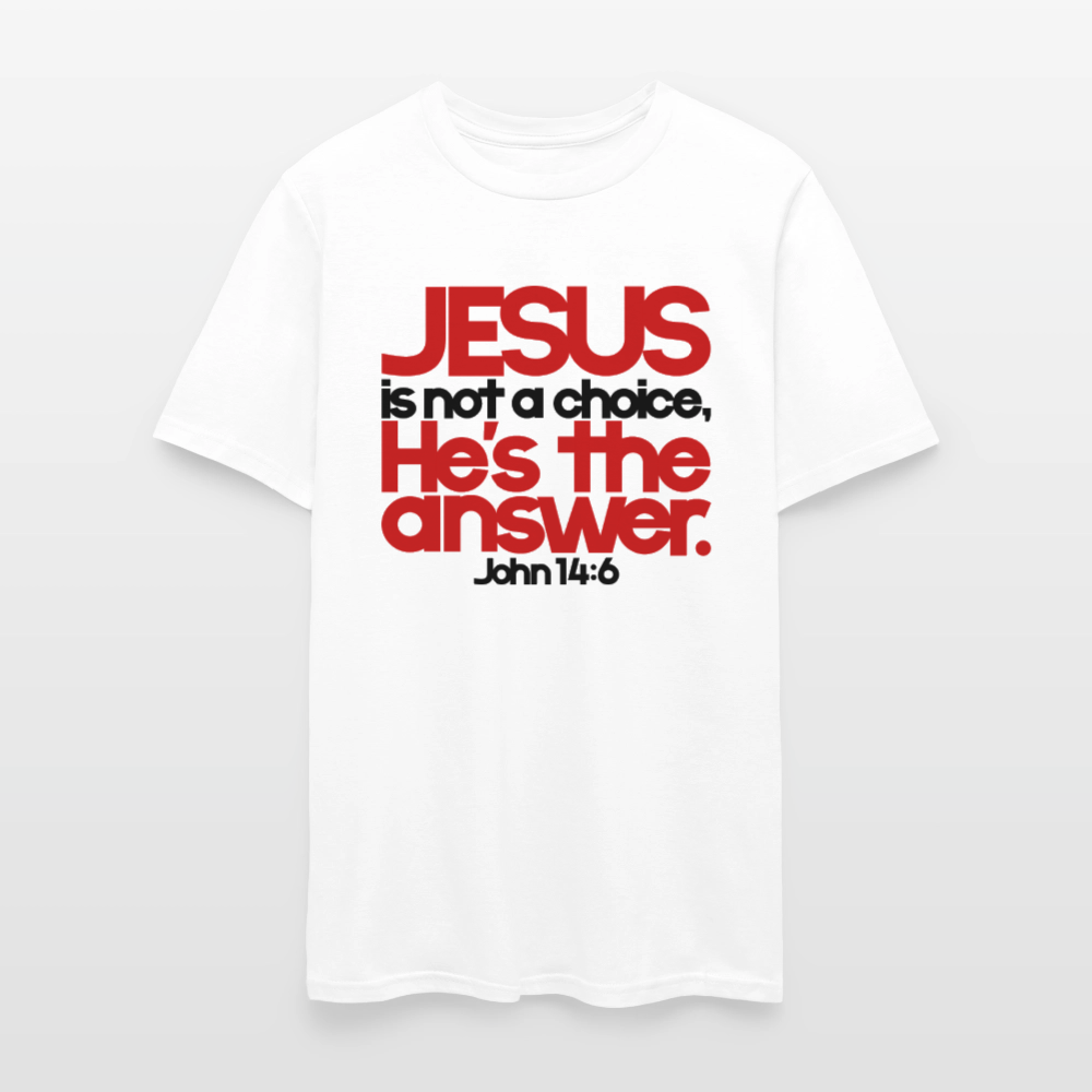Jesus Is the Answer - white