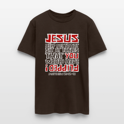 Jesus Flipped - brown