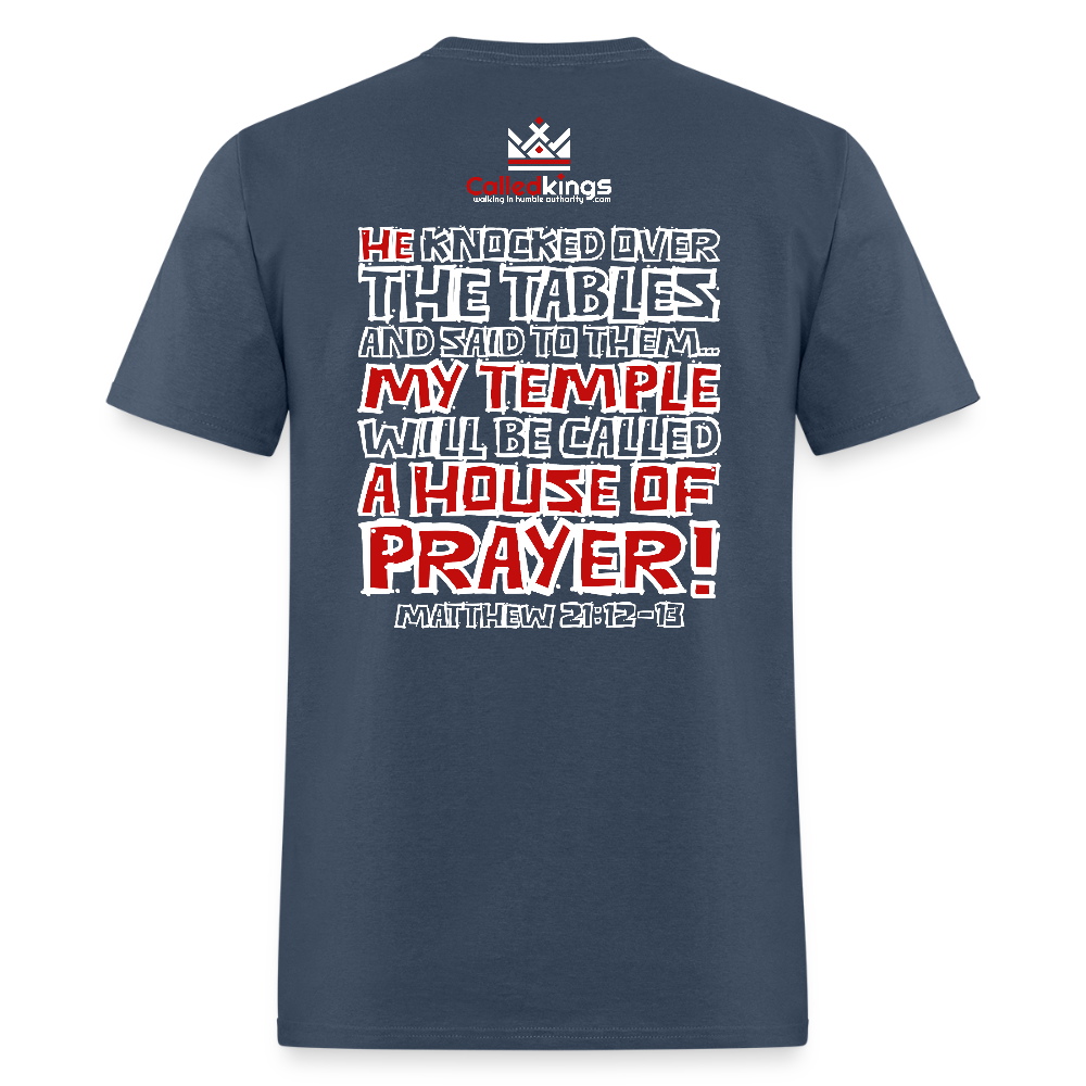 Jesus Flipped -  blue dusk