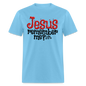 Jesus Remember Me - aquatic blue