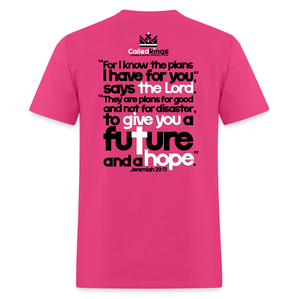 He Knows Expect Victory - fuchsia