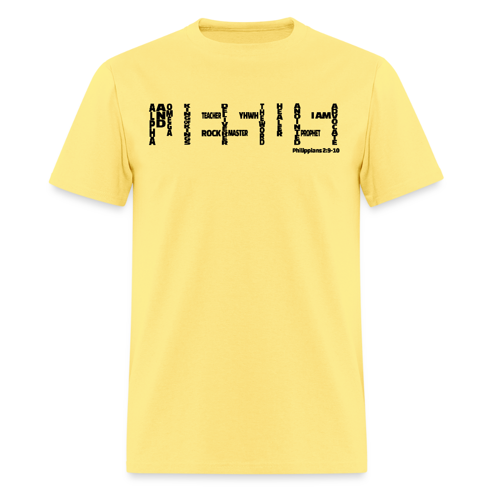 Jesus Names - cornsilk
