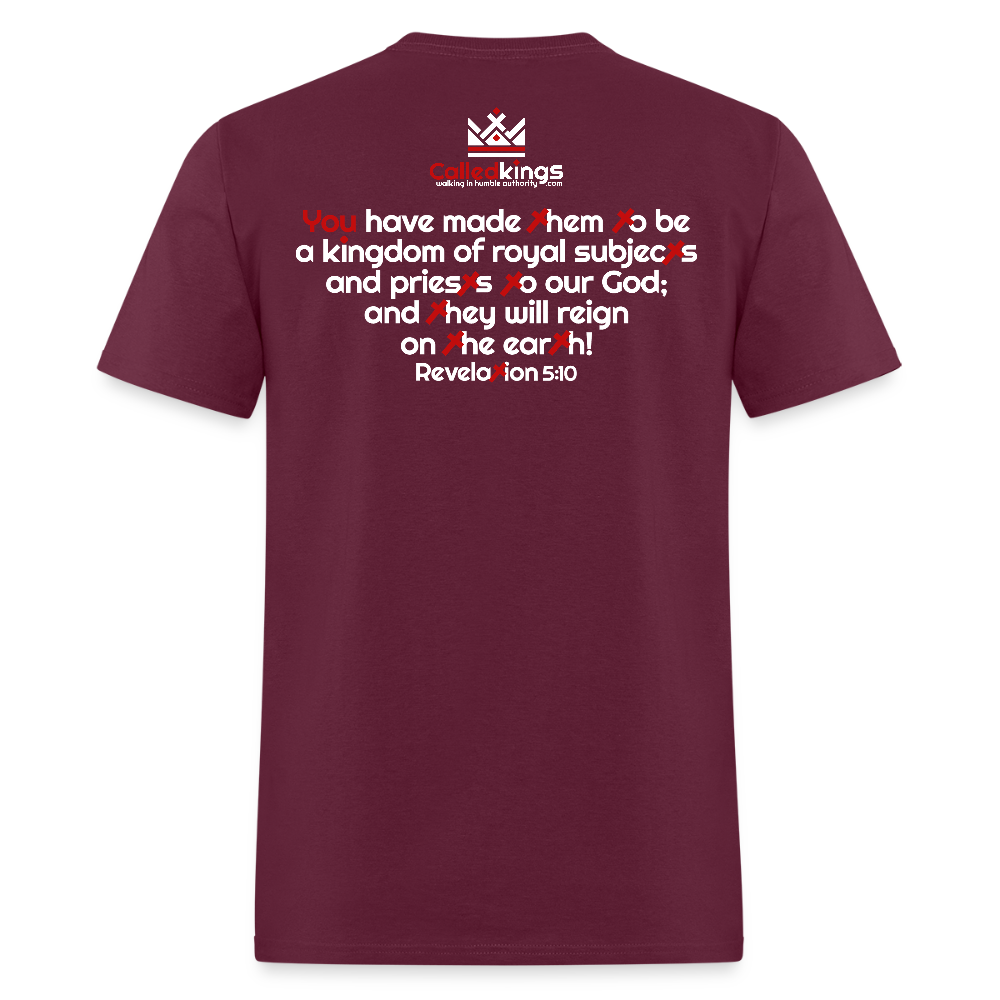 I Am Called a King 2 - burgundy