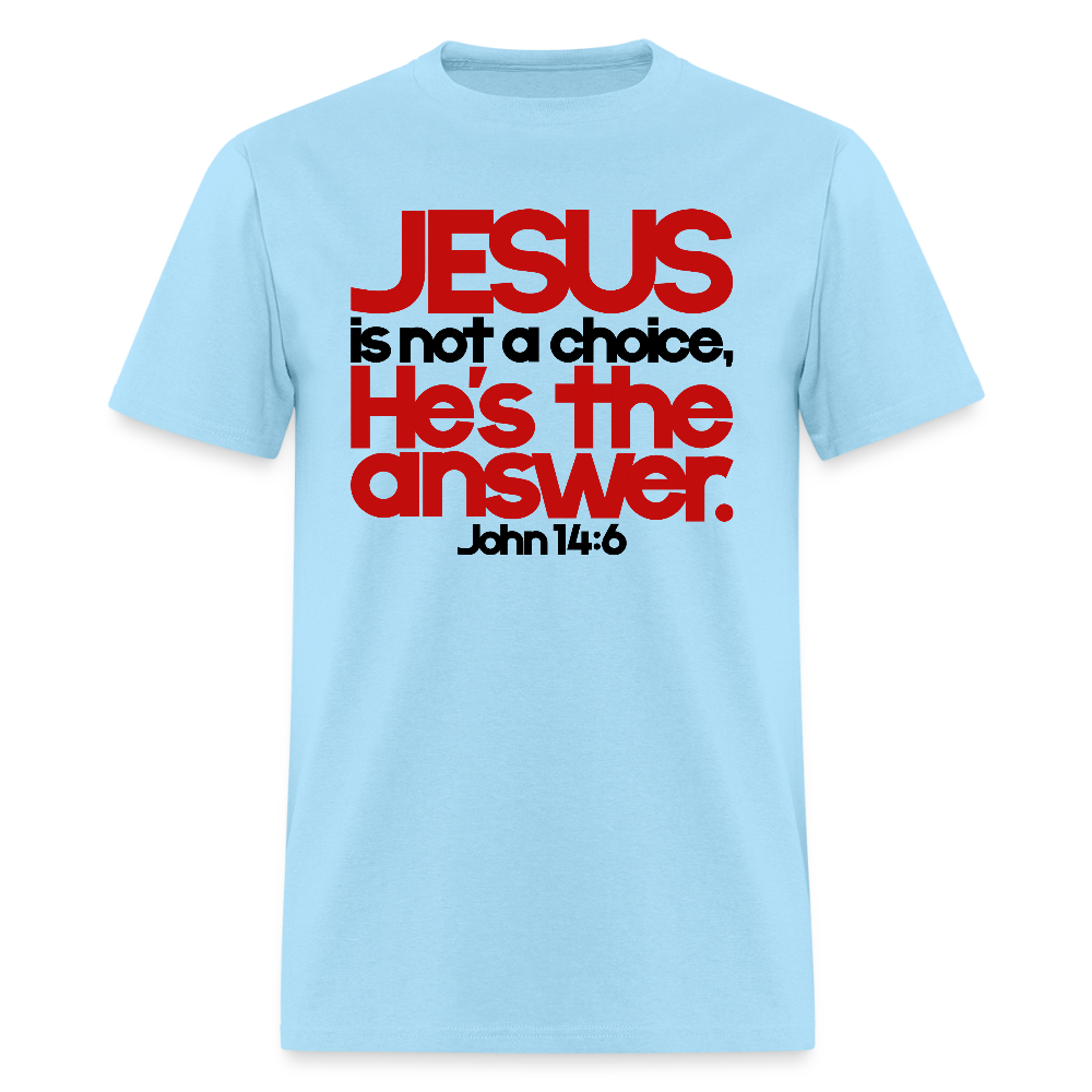Jesus Is the Answer - powder blue