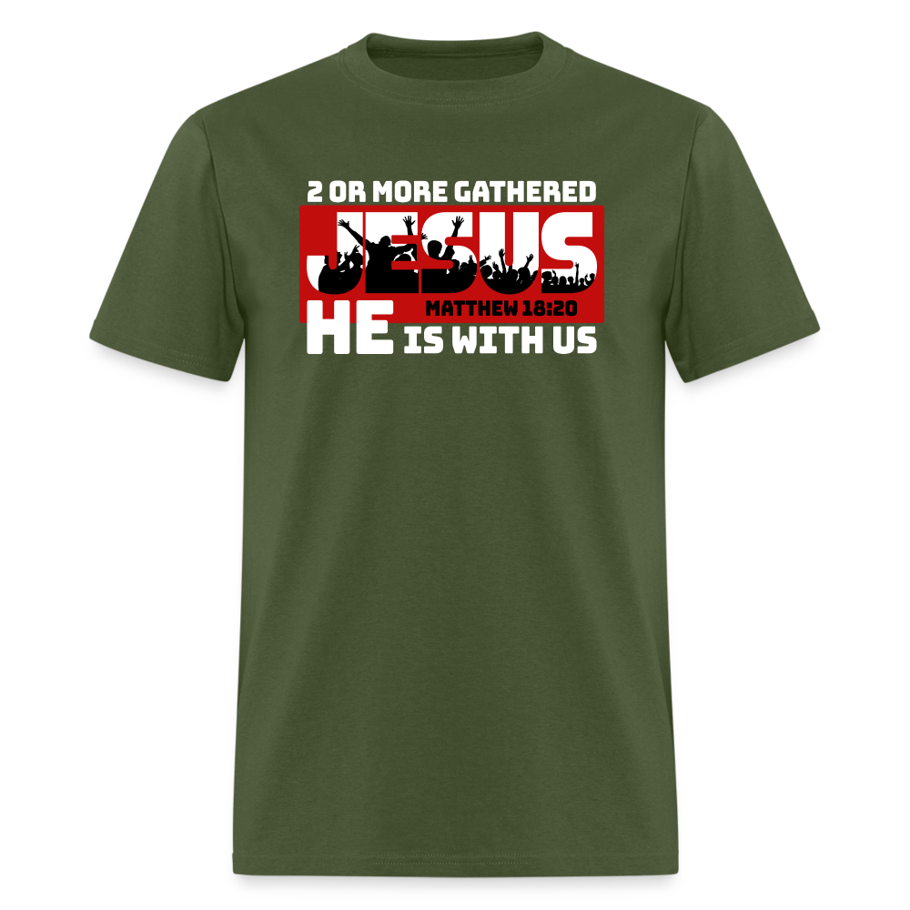 2 or More Gathered - military green
