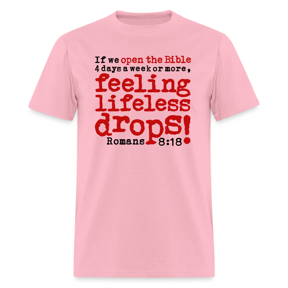 Open Bible Feeling Lifeless Drops - pink