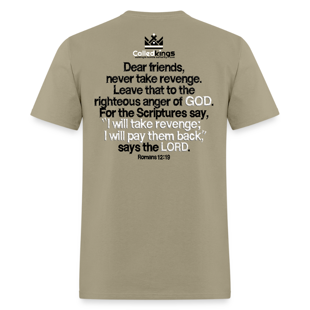 Vengeance is Mine Says the Lord - khaki