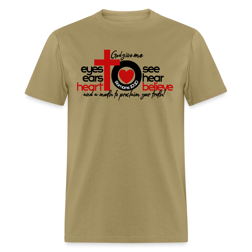 Eyes Ears Heart - khaki