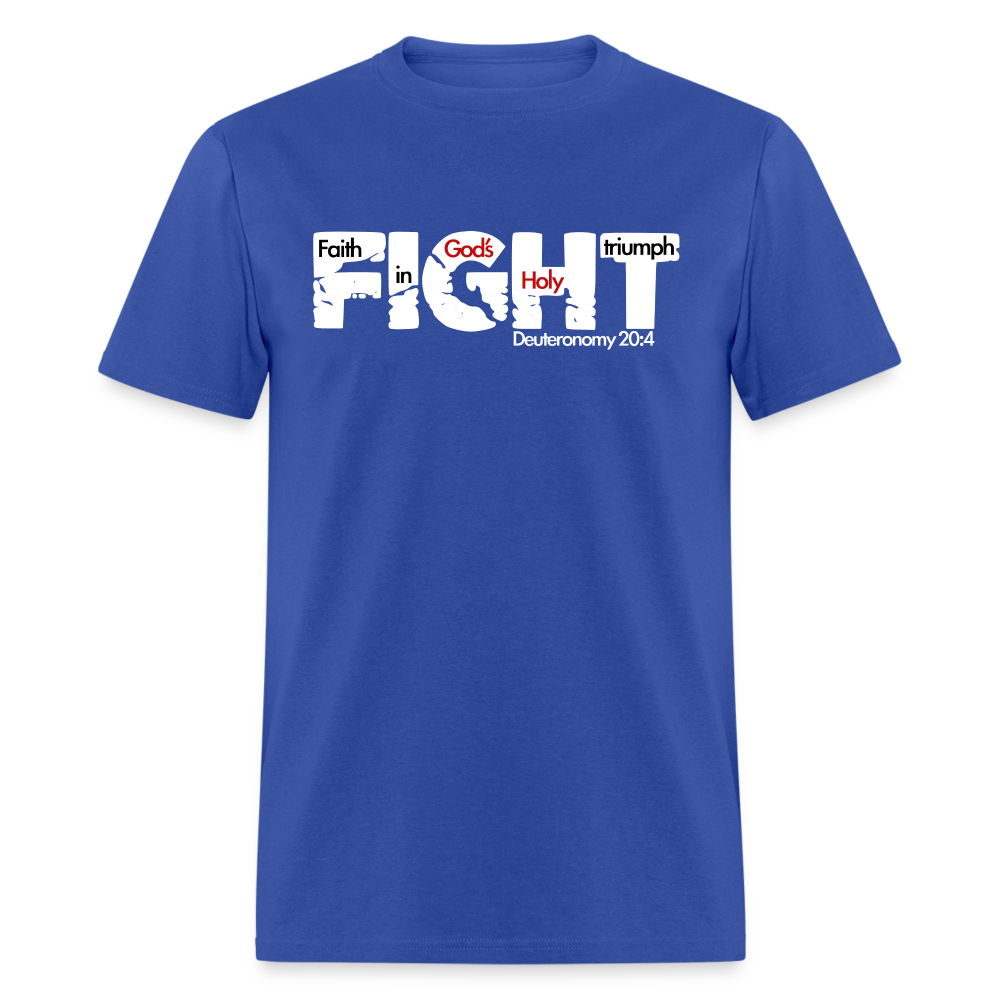FIGHT - royal blue
