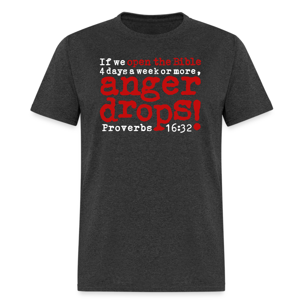 Open Bible Anger Drops - heather black