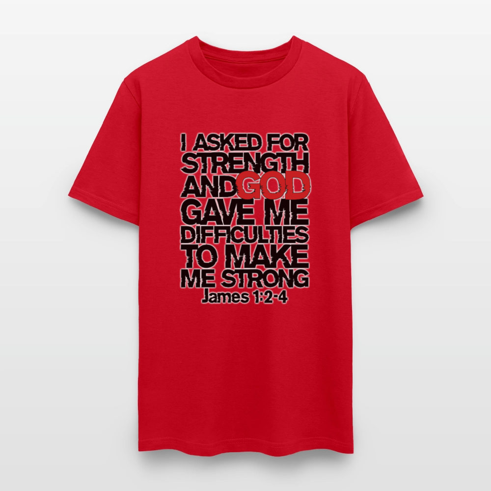I Asked For Strength - red
