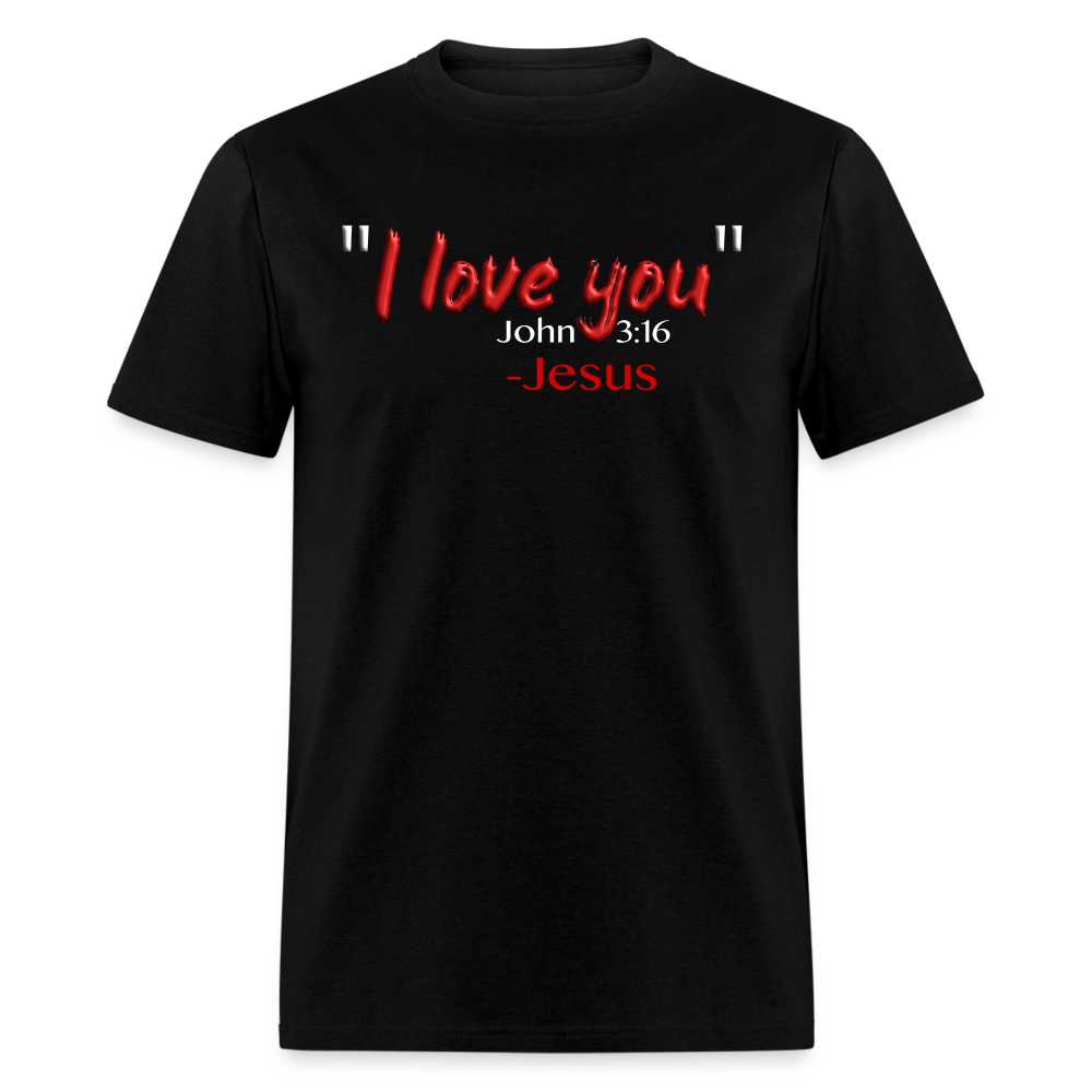 I Love You - black