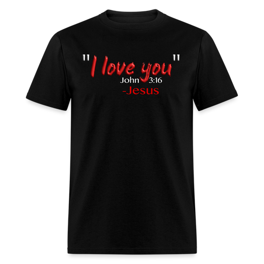I Love You - black