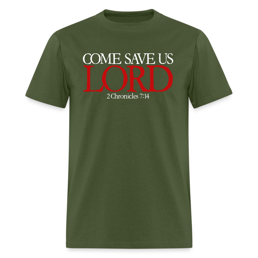 Come Save Us Lord - military green