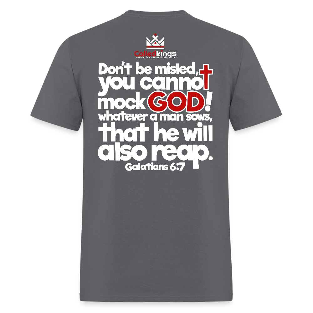 God Will Not Be Mocked - charcoal