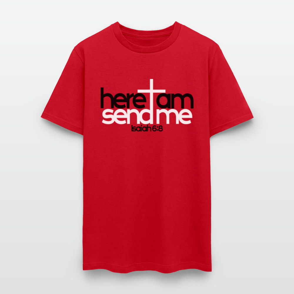 Here I am, send me - red