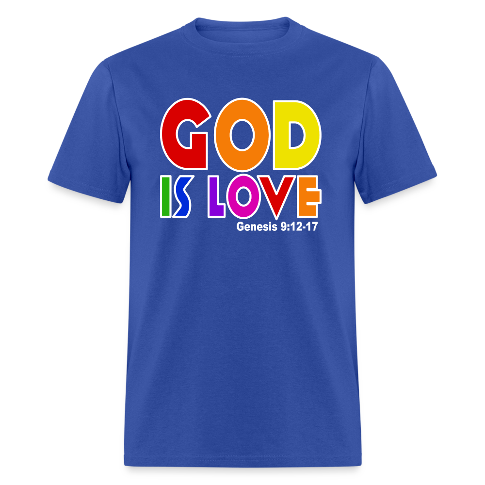GOD is Love - royal blue