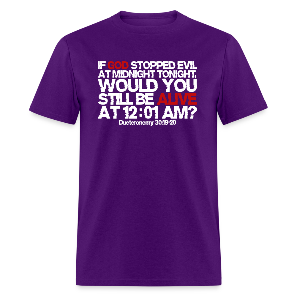 If God Stopped Evil - purple
